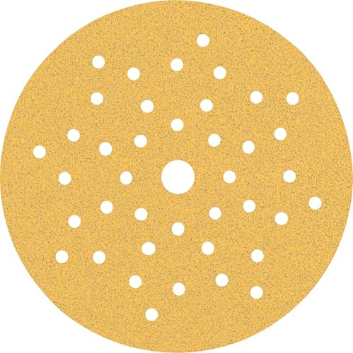 Bosch EXPERT C470 Schleifscheibe, 125mm, K80, Multilochung, 5-tlg. | für Farbe auf Holz, Hartholz, Körnung 80, Professional Zubehör Exzenterschleifer, Schwingschleifer