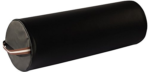 Master Massage Knierolle Nackenrolle Lagerungspolster Lagerungsrolle Vollrolle für Massage Physiotherapie 23cm x 66cm - Schwarz