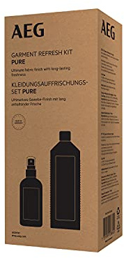 AEG AGRFK1 - Set di rinfrescanti vestiti (1 acqua profumata, 1 spray fresco, per rinfrescare i vestiti, anticalcare, cura del ferro da stiro, antibatterico, universale)