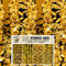Decoupage-Papier-Packung (24 Blatt, 15,2 x 15,2 cm), Blumengirlande aus goldener Folie, nahtloses Art-Deco-Musterpapier für Decoupage, Basteln und Scrapbooking