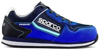 Sparco - Gymkhana Dani - ESD S1PS SR FO HRO - Scarpe Antinfortunistiche Leggere - Metal Free - Suola Antiscivolo Resistente al Calore da Contatto (HRO) - Calzatura di Sicurezza Stile Sneakers - 41 EU