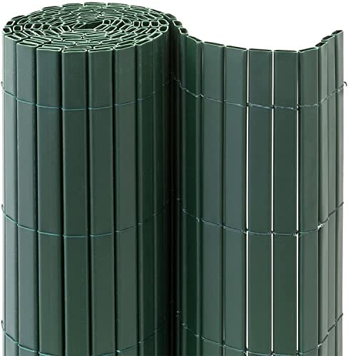 VIRSUS 1 Recinzione da Giardino in PVC 3278, Misura 100x300 cm, Recinto Protezione Privacy, Resistente Impermeabili, barriera frangivento per Esterno, Balcone, terrazza Vari Colori (Verde)