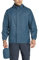 33,000ft Veste de pluie légère imperméable pliable avec capuche pour vélo Coupe-vent Camping Outdoor, Bleu profond, XXL