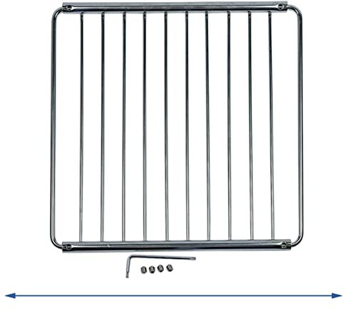 easyPART Kompatibel/Ersatz für BOSCH 10024161 Rost Grillrost Ablage Backofenrost Ofenrost Backrost Gitter Gitterrost Grillgitter Ablagegitter 230-400x230mm ausziehbar UND erweiterbar durch 4 cm
