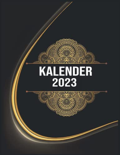 Kalender 2023 Wochenplaner 12 Monate | 1 Woche auf zwei Seiten | Seite mit wichtigen Terminen | Inklusive Kalender für 2023 | Seite für Geburtstage | Kontaktliste