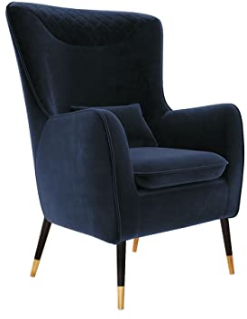 Mirjan24 Sessel Relaxsessel mit Kissen Linnove, Polstersessel, Freizeitsofa, Armsessel, Relaxsessel, Fernsehsessel, Loungesessel mit Armlehnen, Ohrensessel (Magic Velvet 2216)