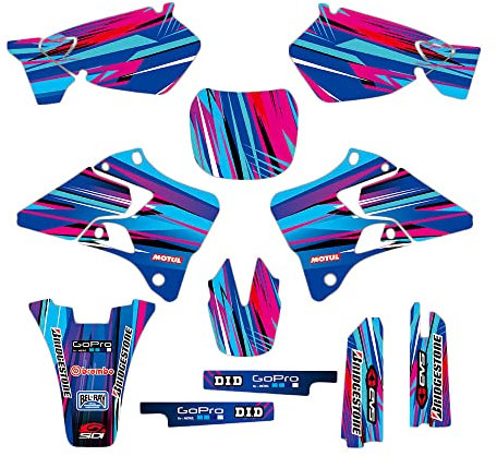 ENARUI Adesivi Grafiche compatibili con Yamaha YZ 125 250 YZ125 YZ250 1996 1997 1998 1999 2000 2001