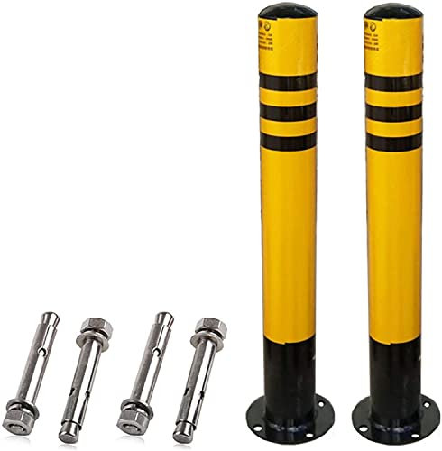 Barriere di parcheggio per Garage o posti Auto Pali di parcheggio 2 Pezzi Barriera di Sicurezza per Passi carrai Dissuasori di parcheggio Barriera di Sicurezza per Auto Barriera di parcheggio in