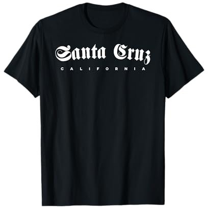 Santa Cruz Stadt in Kalifornien 70er 80er Jahre Vintage Retro T-Shirt