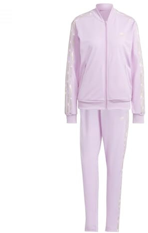 adidas Essentials 3-stripes Track Suit Tuta da ginnastica, bliss lilac/MULTICOLOR, L Donna