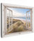 MuchoWow© Leinwand Bilder 80x60 cm Wanddeko Wohnzimmer Aesthetic Room Decor Deko Zimmer Wandbilder Modern Fensterblick - Meer - Strand - Dünen - Maritim