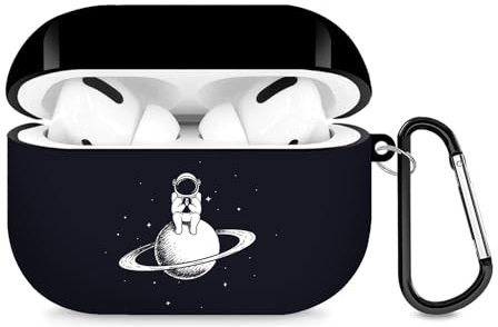 Spaceman Airpods Pro Case-Astronaut Airpod Pro Case-NASA Airpods Pro Case-S Pace Airpods Pro Cover mit Schlüsselanhänger, vollständiger Schutz, langlebig, stoßfest, kabellose Kopfhörer-Hülle