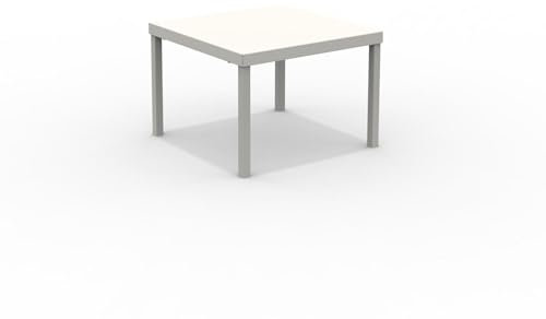 Mondo Viro Gartentisch Alice aus Metall, quadratisch, stapelbar, 40 x 40 cm, 38,5 h (Schlamm)