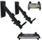 ModWgGuo Steel Keyboard Arms Adjustable Wall Mounts, Sturdy Sturdy Musical Keyboard Stand, Telescoping Arms from 10.2 to 16.5(Pair)