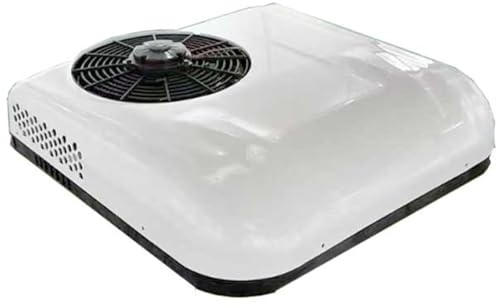 ZYJIX Climatiseur 12 V/24 V CC, Climatiseur 12 V RV, Unité CC sur Le Toit, pour Camion, Camping-Car, Bateau, Automobile, Camping-Car, Remorque De Voyage, Blanc(Size:24V)