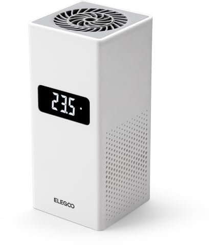 ELEGOO Smart Mini Heizung für Resin 3D Drucker, Intelligente Temperaturregelung und eingebauter Luftfilter, 3D Drucker Heizungsthermostat, Kompatibel mit den Meisten MSLA/DLP/LCD 3D Druckern