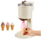 Kindevieft Machine à CrèMe GlacéE Molle, Machine De Fabrication De CrèMe GlacéE Semi-Automatique Domestique 1000ml, Machine à CrèMe GlacéE à Cornet De Yaourt Aux Fruits, 220v