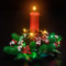 LocoLee Licht Set Kompatibel mit Lego 40743 Weihnachtsgesteck, Nur Lichter Set - Kein Modell, Licht Beleuchtung Set Compatible with Lego Christmas Table Decoration 40743