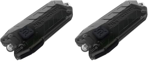 Nitecore Tube V2.0 USB-aufladbare LED-Lampe, 55 Lumen, Schwarz (Packung mit 2)