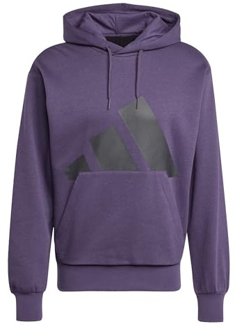 adidas Essentials Big Logo Fleece Hoodie Felpa con Cappuccio Uomo