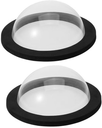 Happyyami 2 Pz copertura galleggiante per laghetto fontana a getto per piscina finestra del cane fontana della piscina fontana per piscina interrata fontana per piscina con luci eva Black