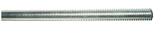 Sellon24® Asta filettata DIN975, 100 cm, in acciaio inox V2A, barra filettata, 1 asta M6, M8, M10, M12, perno di fissaggio per pali filettati, ringhiera piena (acciaio inox V2A, M6/100 cm)