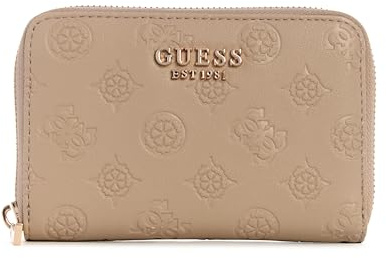 Guess Phoebe Medium Zip Around Wallet, Simply Taupe Logo, Simply Taupe Logo, Einheitsgröße