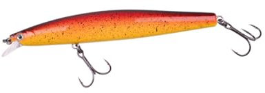 ZECK - Wobbler, Raubfischköder, Hardbait - Zander Läufer 10,5 cm | 0,5 m F - Tequila Sunrise