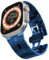 MODBAND Correa de acero inoxidable para Apple Watch Ultra 2 Band 49 mm 45 mm 44 mm 42 mm, correa de metal con cierre plegable para Apple Watch Series 9 8 7 6 5 4 3 2 1 Ultra/Ultra 2 Men(Blue)