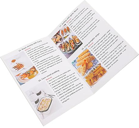 BESTYASH Air Fryer Recipe English Version Food Recipe for Air Fryer Accessories Paper