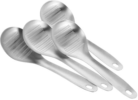 BESTYASH 4 Stück Ingwerreibe Löffel Multifunktionales Küchenutensil zum Reiben von Zitrusfrüchten Käse und Knoblauch für Einfache Zubereitung von Zutaten