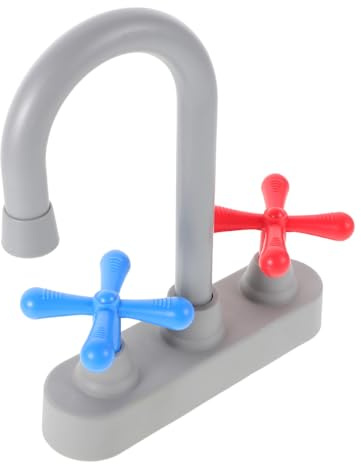 Vaguelly Robinet Jouet La Cuisine Garçon Et Filles en Plastique Petit Modèle Bords Arrondis Sécurité pour Jeux D’Imitation à La Maison École Accessoire Unique pour Jeux De Rôle Créatifs