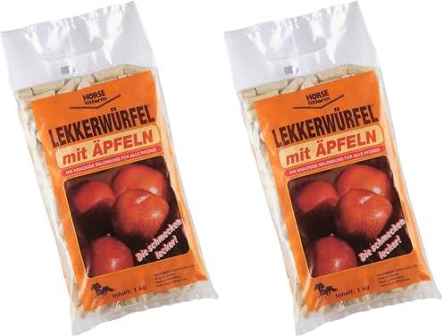 Kerbl Apfel Sweeties, 2er Pack (1 x 1 kg)
