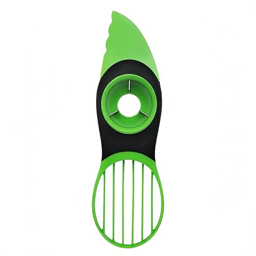 BAISEBAOFU Avocado Cutter 3-in-1 Avocado Slicer, Multifunctional Kitchen Gadget Avocado Pitter Peeler Splitter, Fruit Cutter Slicer Tool