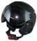 Skihelm MS95 schwarz matt mit Zwei Visieren klappbar - L