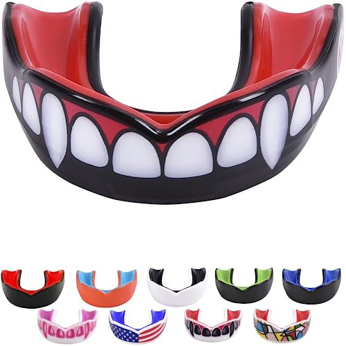 Oral Mart Sport Mundschutz für Erwachsener (Vampirzähne)