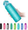 ZOUNICH Botella Agua Deporte, Botella Agua Niños sin BPA Reutilizable Plástico Tritan - 500 ml / 700 ml / 1 l / 1.2 l, Cantimploras para Te con Filtro, para Infantil, Gimnasio, Bicicleta