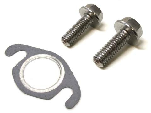 Auspuff Dichtung Schrauben Set passend für 2-Takt Roller/Scooter – Yamaha Aerox, MBK Nitro, CPI, Keeway, Peugeot Speedfight, Piaggio NRG – Krümmerdichtung inkl. Schrauben M6x18