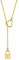 GOLDCHIC JEWELRY Heart Lock Layered Necklaces with Choker and Lariat Y Necklace, Gold Y Chain for Women