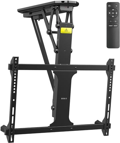 VIVO Soporte de TV de techo eléctrico para pantallas de 32 a 70 pulgadas | Soporte VESA motorizado grande para techo inclinado hacia abajo, paquete maestro (MOUNT-E-FD70)