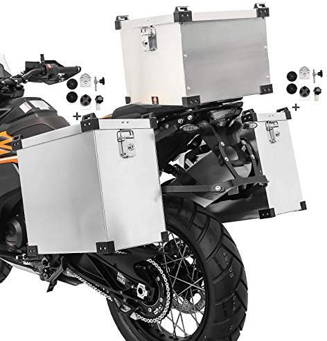 Alu Koffer 35-40L Topcase 38L für KTM 950 Adventure/S