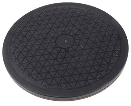 Yanhonin Plateau Tournant À 360°, Plateau Rond pour TV, Enceintes, Écrans, Appareils De Cuisine, Ø 25cm