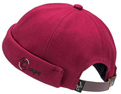 CLAPE Herren & Damen Docker Cap Seemannsmütze Hafenmütze Bikermütze Watch Kappe Beanie Hut Baseball Cap No-Visor Hat