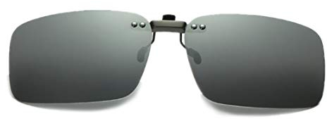 DAUCO Aufstecker Sonnenbrille für Brillenträger mit Brillen-Etui für Herren und Damen Sonnenbrillen-Clip
