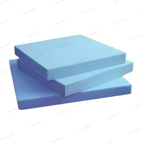 MUSA Upholstery foam Light Blue(14x20x1'') car seat cushion sofa bed foam sheet office chairs booster seat chair cushions gaming chair home decor polystyrene sheet