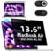 IPROKKO Magnetic Privacy Screen for Macbook Air 13.6 Inch (2022-2024, M2, M3) Model: A2681 A3113, Removable Matte Anti Glare Blue Light 13In Mac Laptop Screen Protector Filter