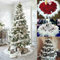CZSMART 2M Weihnachtsbaum Weiß Feder Boa Streifen, Weihnachtsfolie Lametta Girlande Dekoration Urlaub Baum Wandschiene Home, Flauschige Girlande Boa Band Streifen Weihnachtsbaum