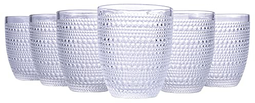 Galileo Casa Lot de 6 verres à eau 325 ml en verre transformé, Rome