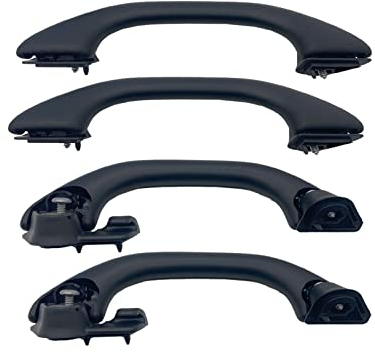 Auto Innen Türgriff Für VW Für Golf 4 Für Bora 4 Für Jetta A4 Für Polo 9N Innenraum Schwarz Dach Decke Haltegriff 6N0857607 6N0857607M (Farbe : 1 Set)