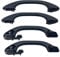 Auto Innen Türgriff Für VW Für Golf 4 Für Bora 4 Für Jetta A4 Für Polo 9N Innenraum Schwarz Dach Decke Haltegriff 6N0857607 6N0857607M (Farbe : 1 Set)